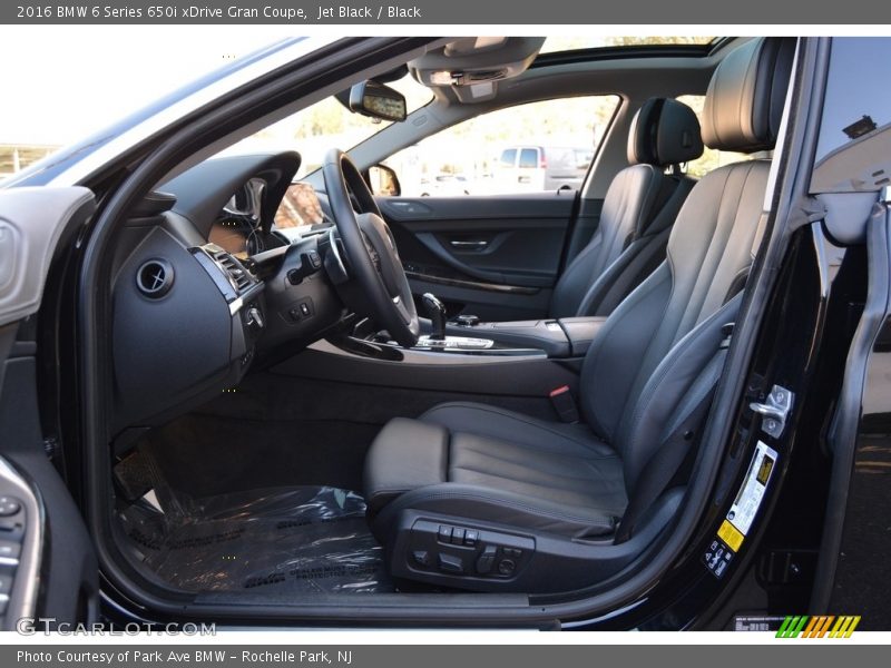 Jet Black / Black 2016 BMW 6 Series 650i xDrive Gran Coupe