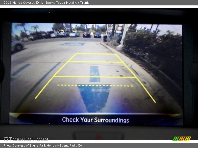 Smoky Topaz Metallic / Truffle 2016 Honda Odyssey EX-L