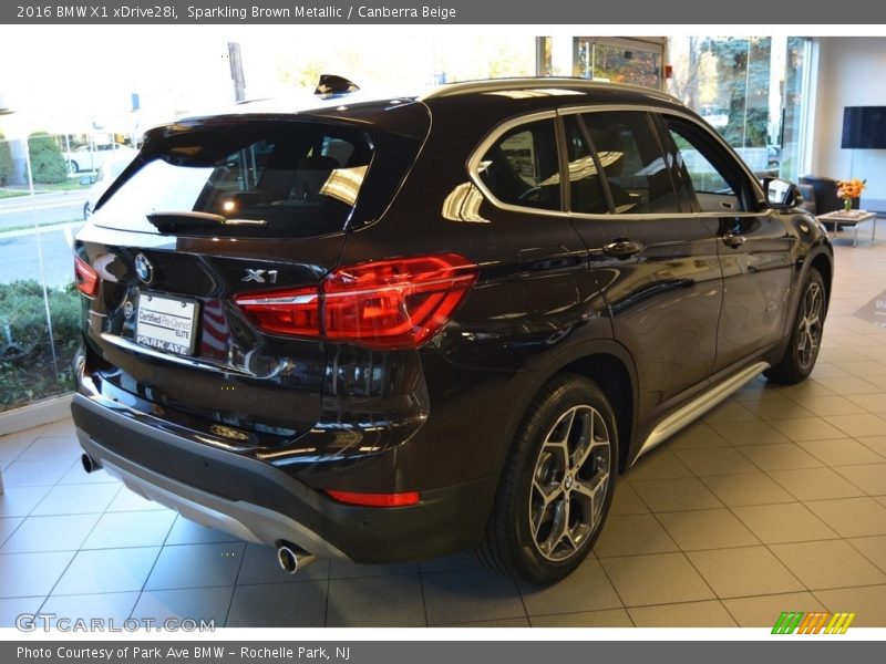 Sparkling Brown Metallic / Canberra Beige 2016 BMW X1 xDrive28i