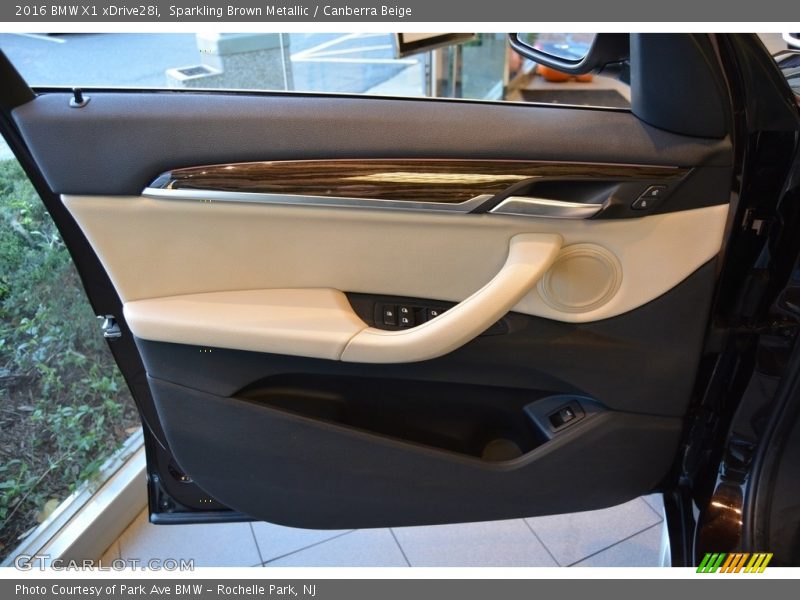 Sparkling Brown Metallic / Canberra Beige 2016 BMW X1 xDrive28i