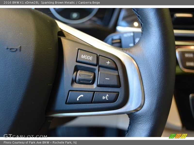 Sparkling Brown Metallic / Canberra Beige 2016 BMW X1 xDrive28i