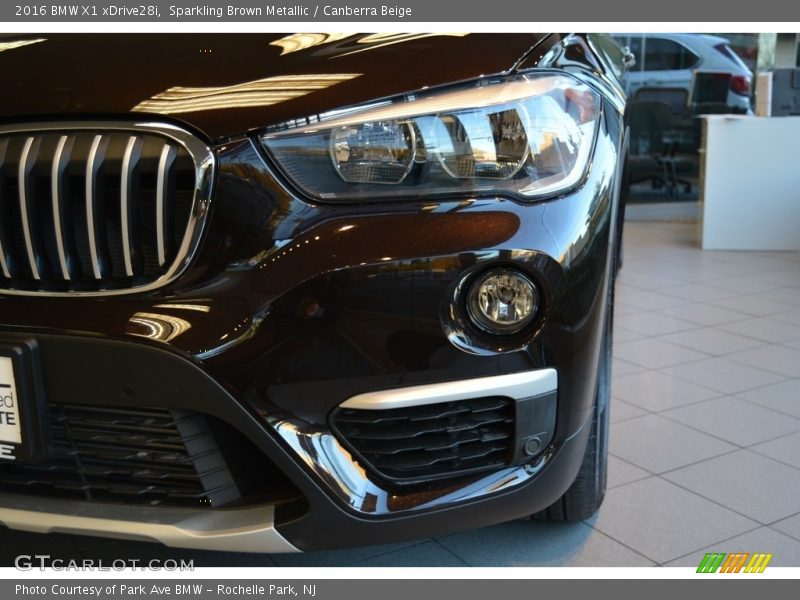 Sparkling Brown Metallic / Canberra Beige 2016 BMW X1 xDrive28i