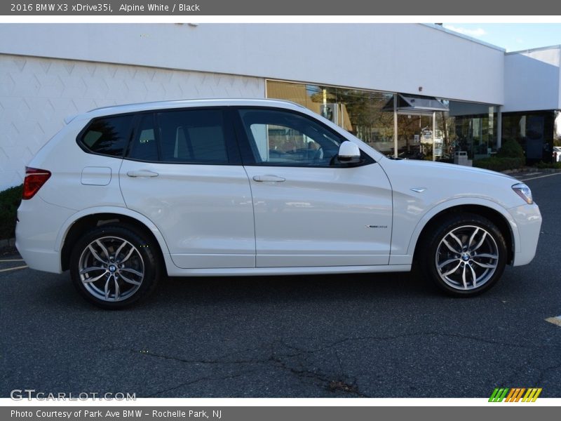 Alpine White / Black 2016 BMW X3 xDrive35i