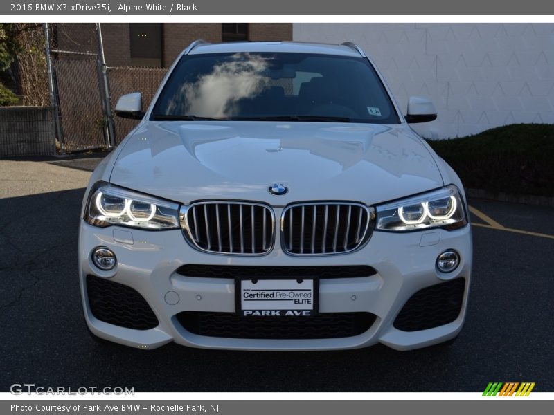 Alpine White / Black 2016 BMW X3 xDrive35i
