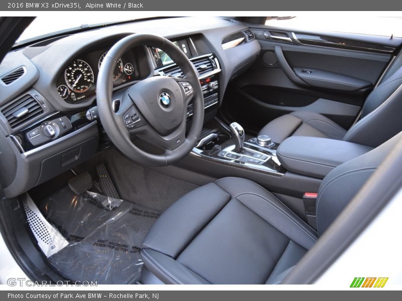 Alpine White / Black 2016 BMW X3 xDrive35i