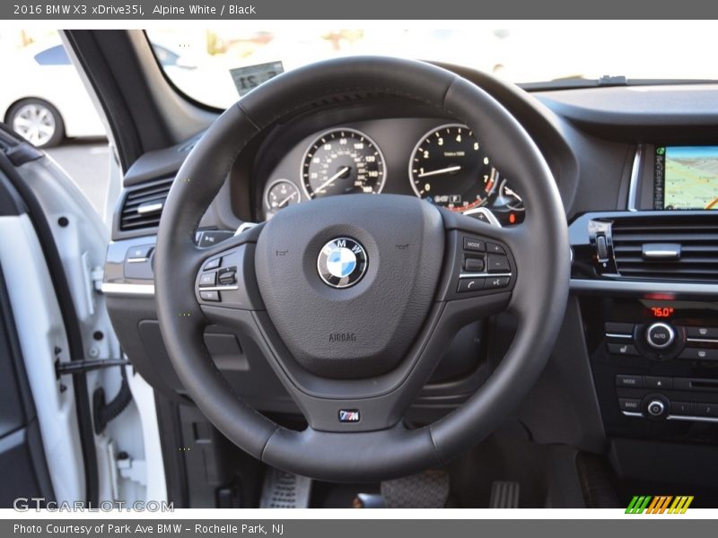 Alpine White / Black 2016 BMW X3 xDrive35i