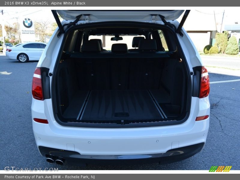 Alpine White / Black 2016 BMW X3 xDrive35i