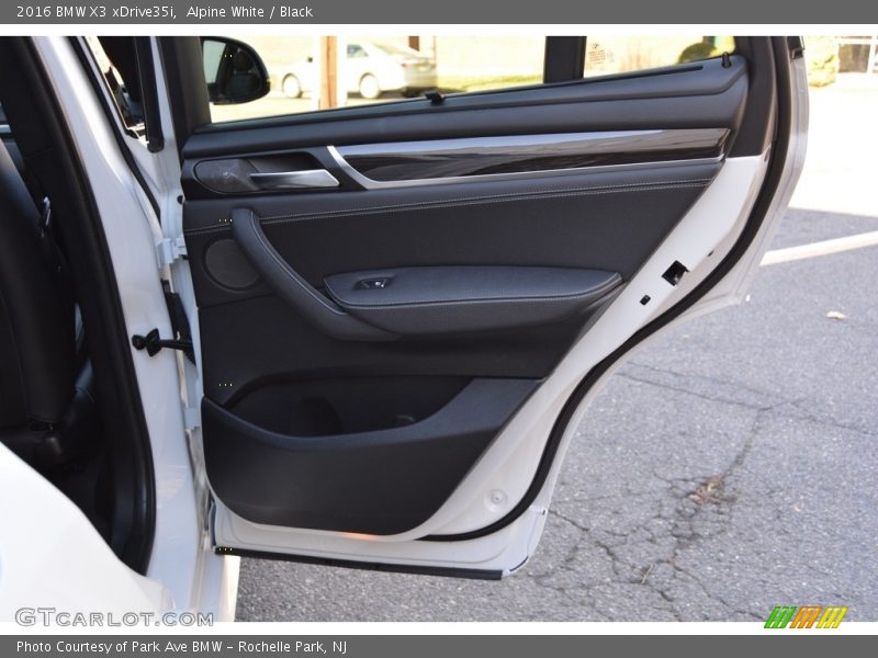 Alpine White / Black 2016 BMW X3 xDrive35i