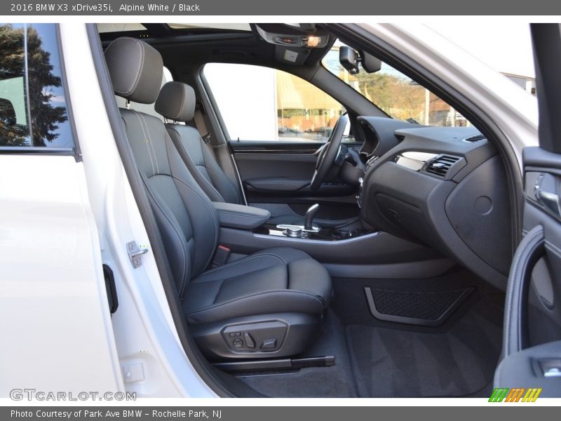 Alpine White / Black 2016 BMW X3 xDrive35i