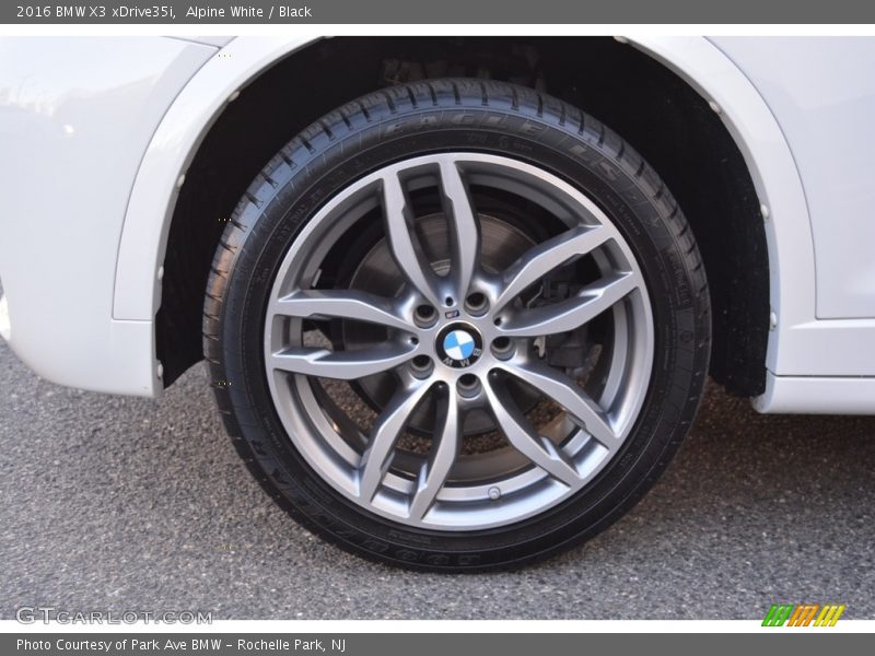 Alpine White / Black 2016 BMW X3 xDrive35i