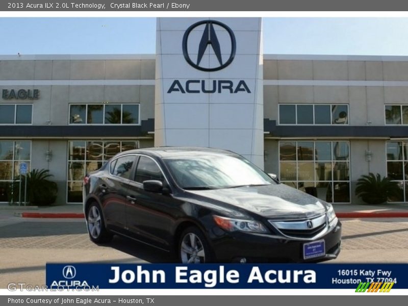 Crystal Black Pearl / Ebony 2013 Acura ILX 2.0L Technology