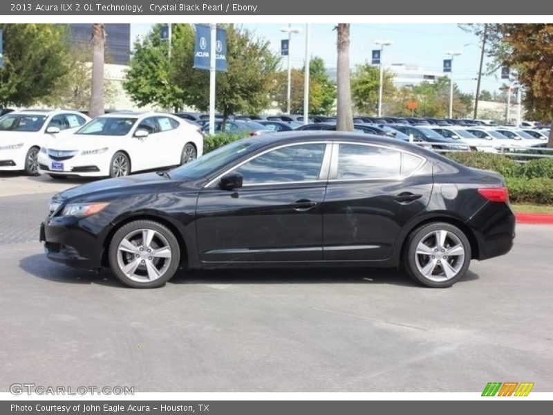 Crystal Black Pearl / Ebony 2013 Acura ILX 2.0L Technology