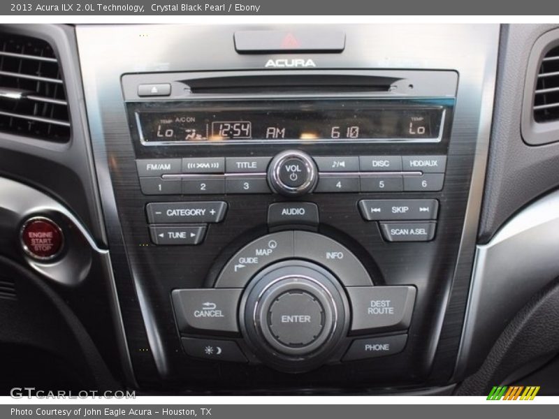 Crystal Black Pearl / Ebony 2013 Acura ILX 2.0L Technology
