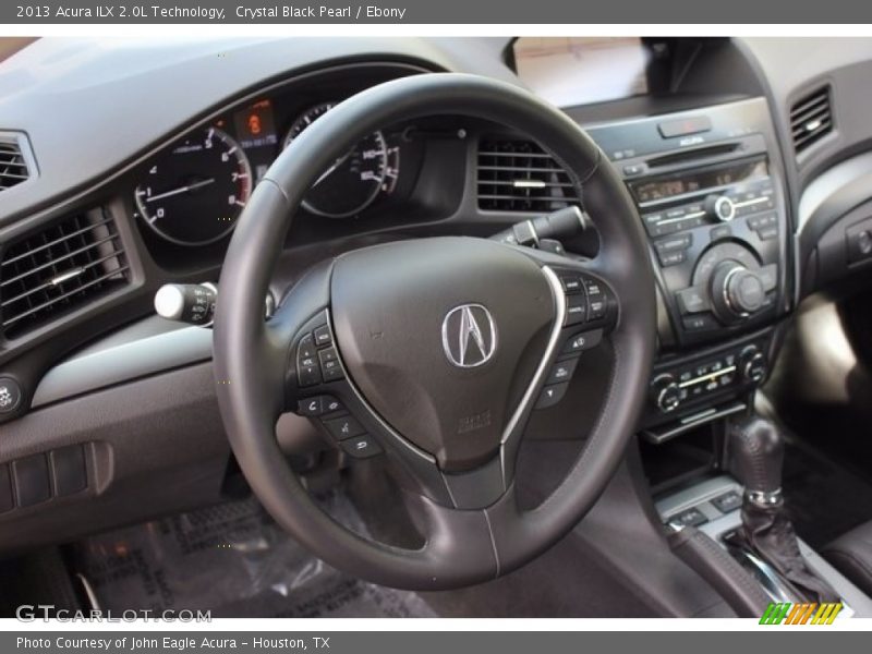 Crystal Black Pearl / Ebony 2013 Acura ILX 2.0L Technology