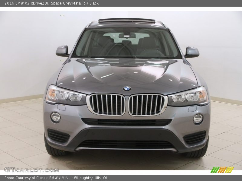 Space Grey Metallic / Black 2016 BMW X3 xDrive28i