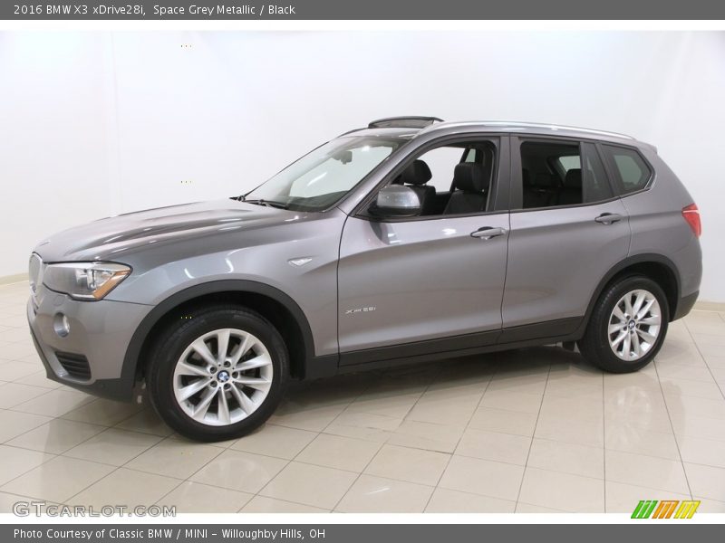 Space Grey Metallic / Black 2016 BMW X3 xDrive28i