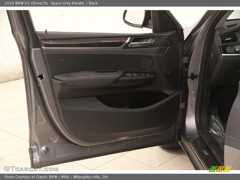 Space Grey Metallic / Black 2016 BMW X3 xDrive28i