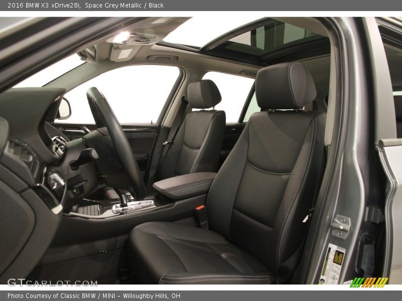 Space Grey Metallic / Black 2016 BMW X3 xDrive28i