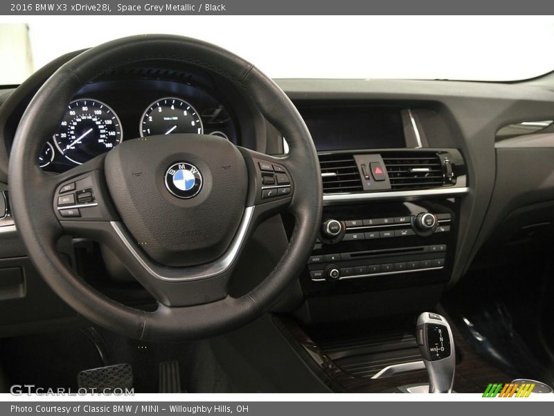 Space Grey Metallic / Black 2016 BMW X3 xDrive28i