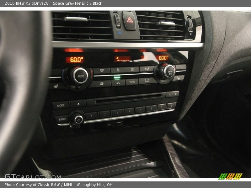 Space Grey Metallic / Black 2016 BMW X3 xDrive28i