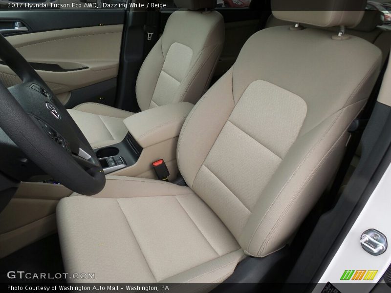 Front Seat of 2017 Tucson Eco AWD