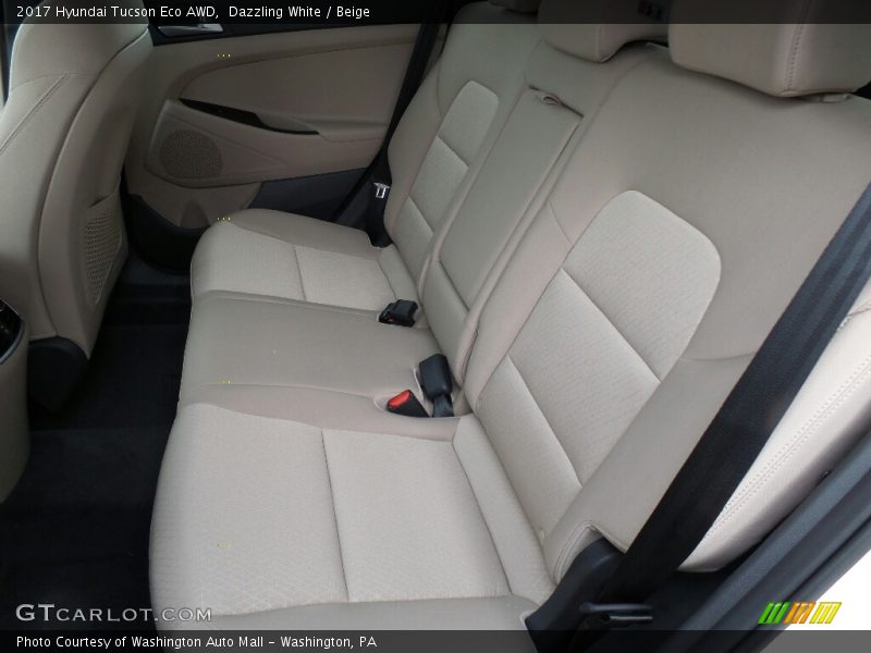 Rear Seat of 2017 Tucson Eco AWD