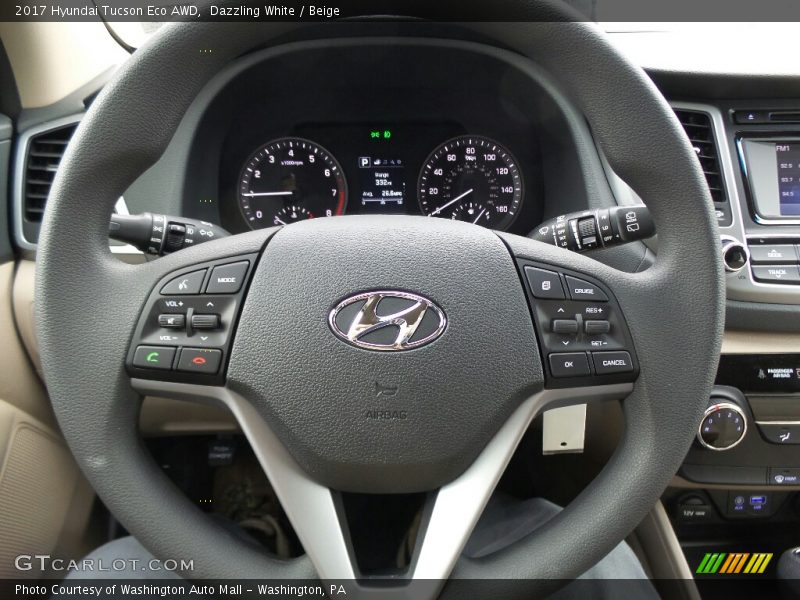  2017 Tucson Eco AWD Steering Wheel