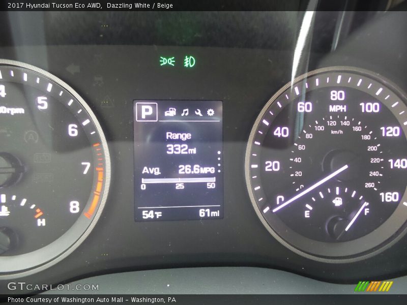  2017 Tucson Eco AWD Eco AWD Gauges