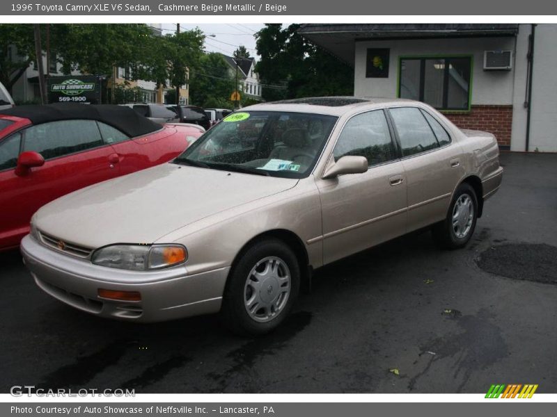 Cashmere Beige Metallic / Beige 1996 Toyota Camry XLE V6 Sedan