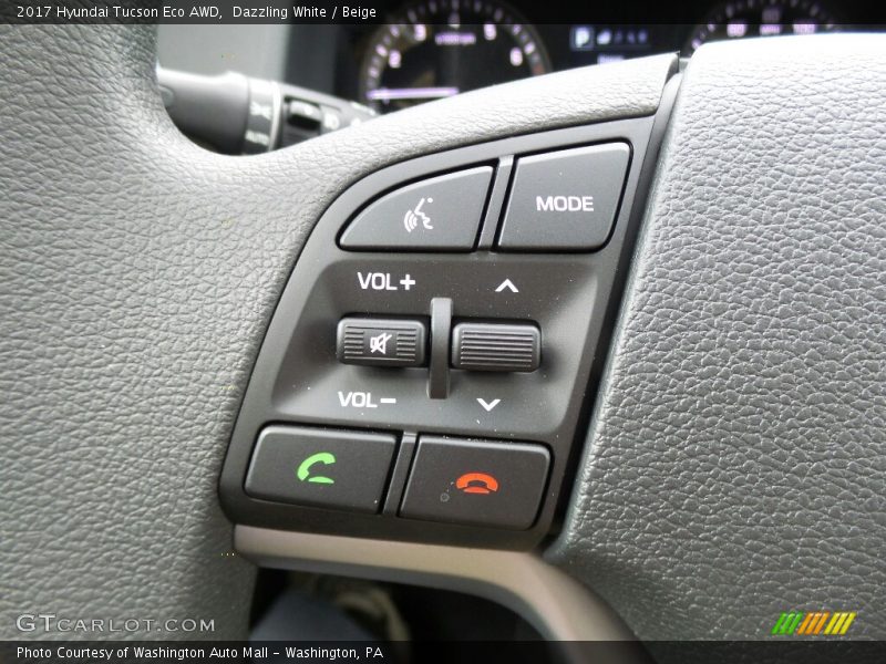 Controls of 2017 Tucson Eco AWD