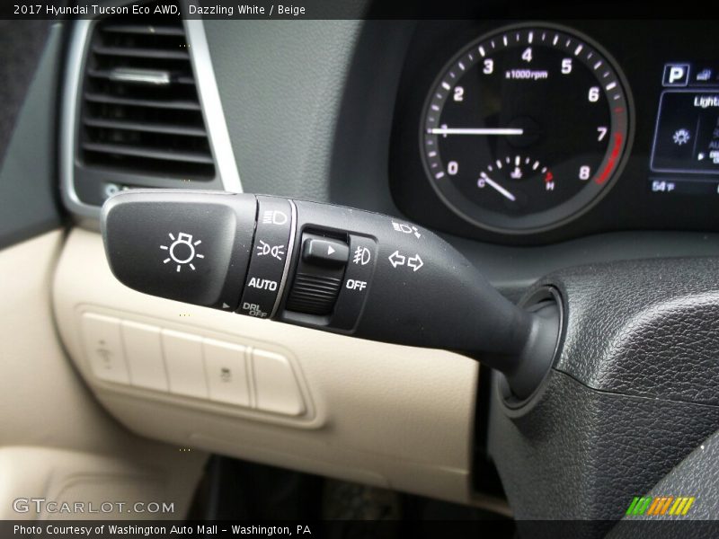 Controls of 2017 Tucson Eco AWD