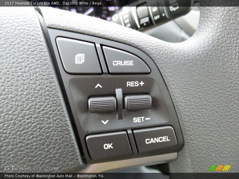 Controls of 2017 Tucson Eco AWD