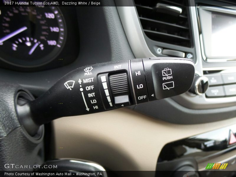 Controls of 2017 Tucson Eco AWD