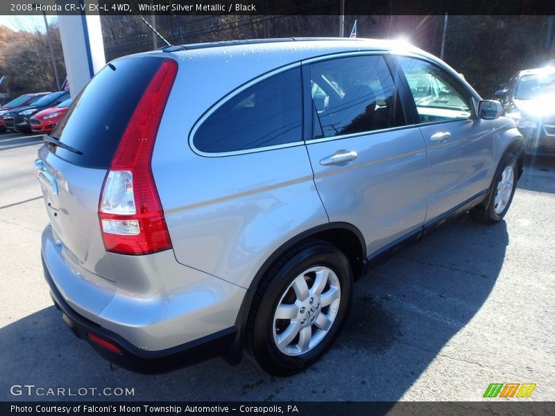 Whistler Silver Metallic / Black 2008 Honda CR-V EX-L 4WD