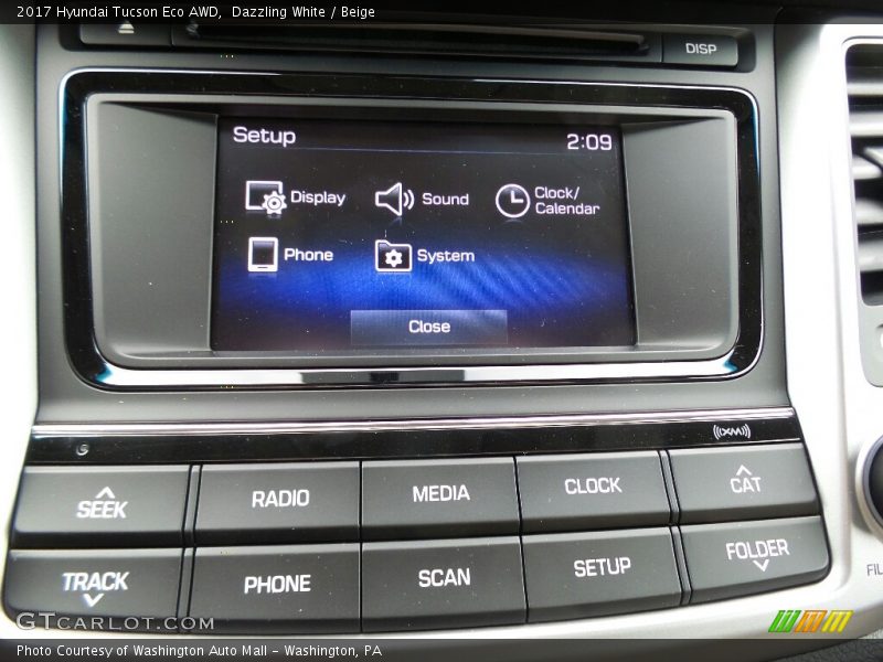 Controls of 2017 Tucson Eco AWD