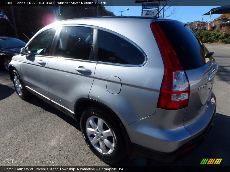 Whistler Silver Metallic / Black 2008 Honda CR-V EX-L 4WD