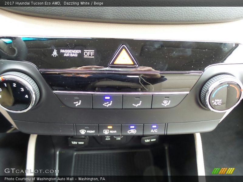 Controls of 2017 Tucson Eco AWD