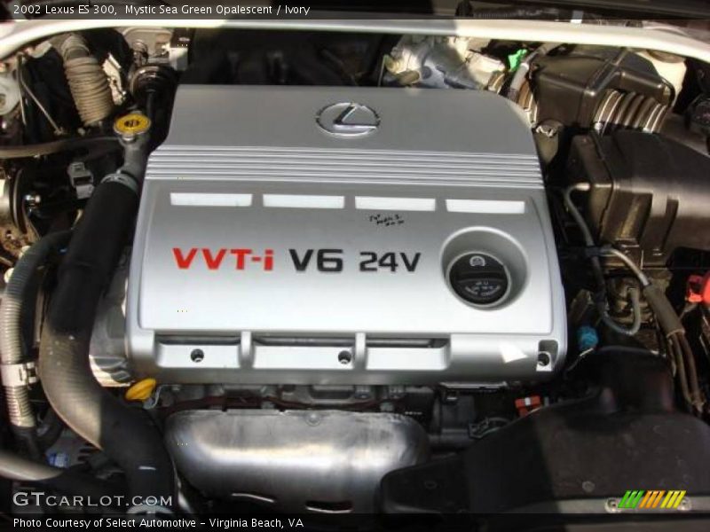 Mystic Sea Green Opalescent / Ivory 2002 Lexus ES 300