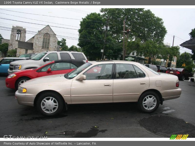 Cashmere Beige Metallic / Beige 1996 Toyota Camry XLE V6 Sedan