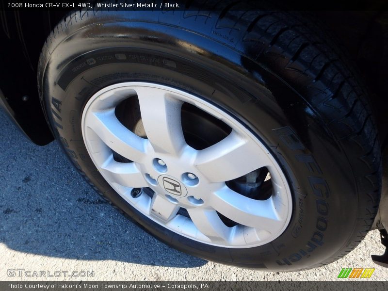 Whistler Silver Metallic / Black 2008 Honda CR-V EX-L 4WD