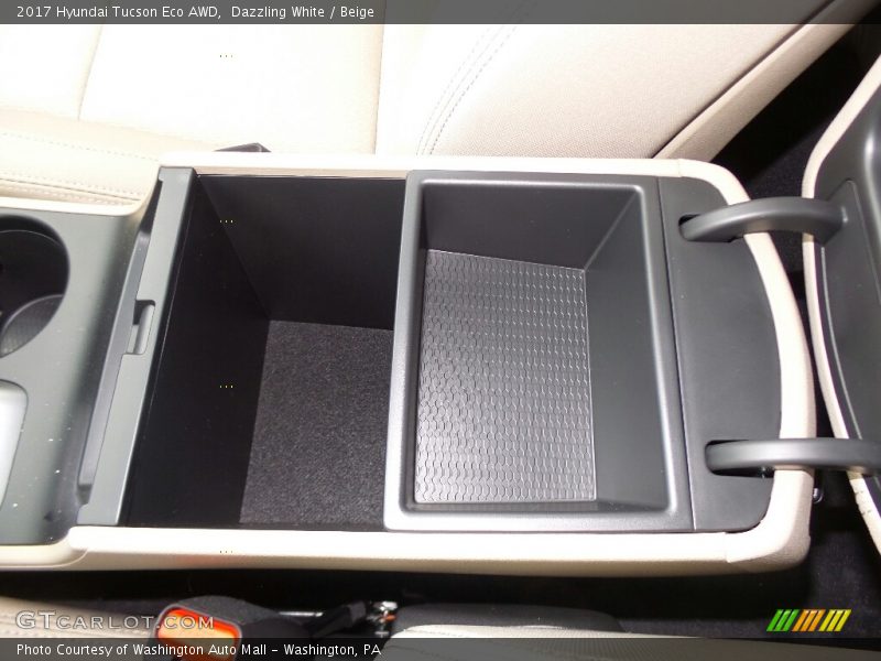 Dazzling White / Beige 2017 Hyundai Tucson Eco AWD