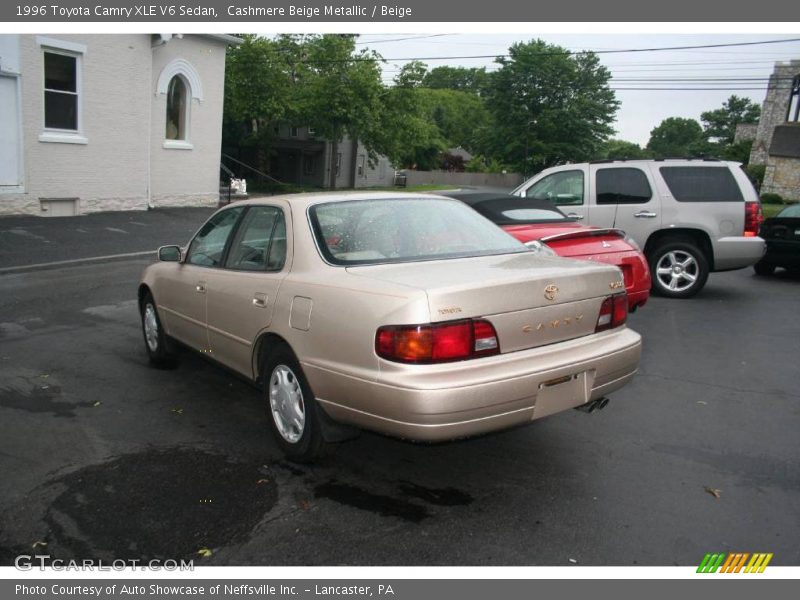Cashmere Beige Metallic / Beige 1996 Toyota Camry XLE V6 Sedan