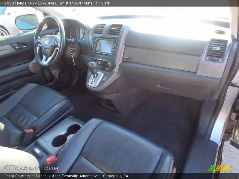 Whistler Silver Metallic / Black 2008 Honda CR-V EX-L 4WD