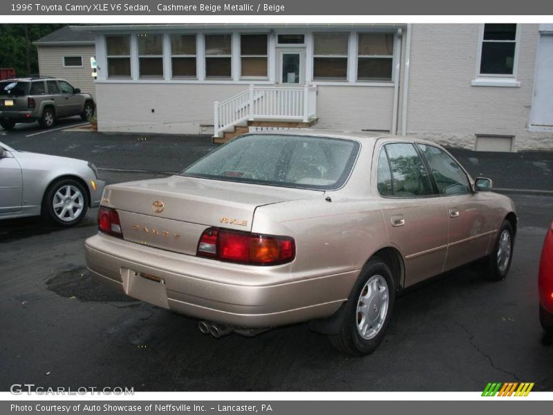 Cashmere Beige Metallic / Beige 1996 Toyota Camry XLE V6 Sedan