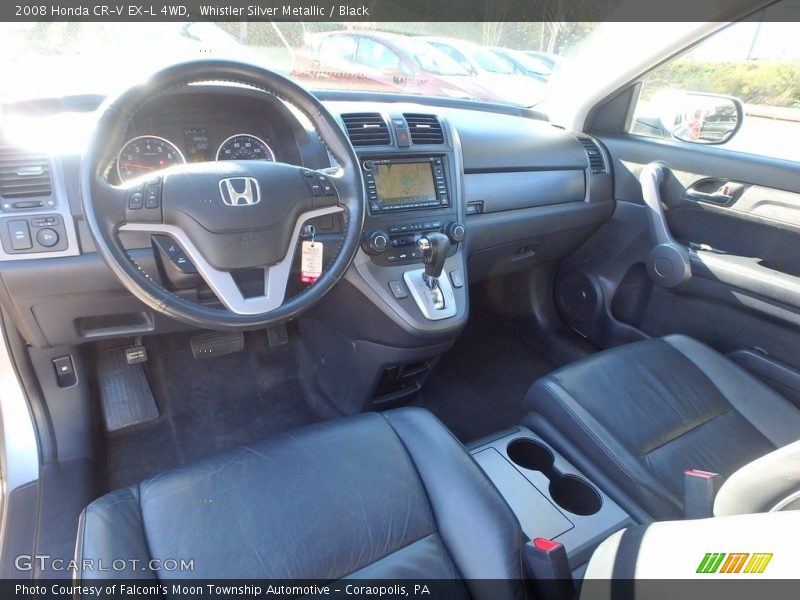 Whistler Silver Metallic / Black 2008 Honda CR-V EX-L 4WD