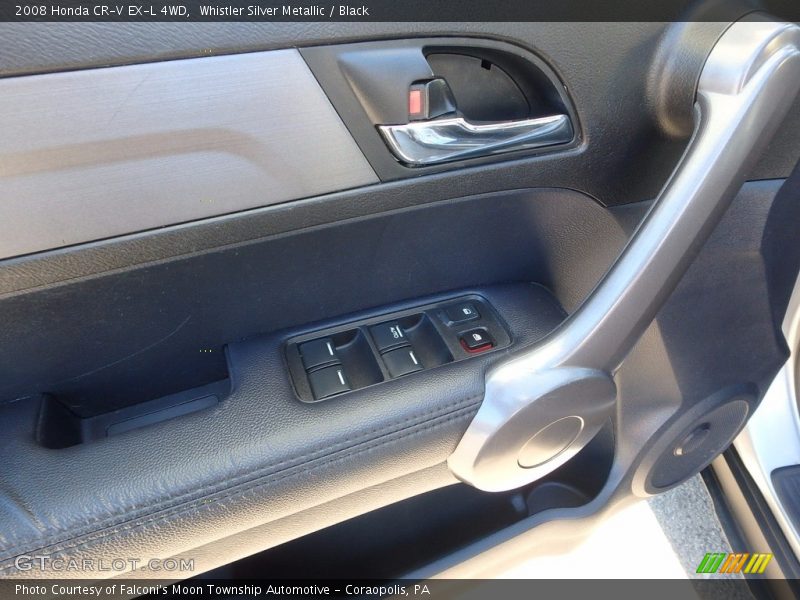 Whistler Silver Metallic / Black 2008 Honda CR-V EX-L 4WD