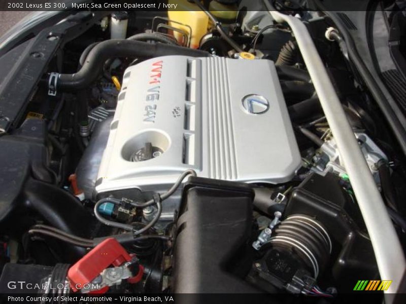 Mystic Sea Green Opalescent / Ivory 2002 Lexus ES 300