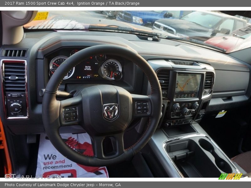 Dashboard of 2017 1500 Sport Crew Cab 4x4