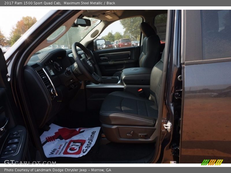 Maximum Steel Metallic / Black 2017 Ram 1500 Sport Quad Cab