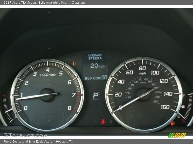 Bellanova White Pearl / Graystone 2017 Acura TLX Sedan